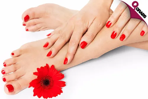 From QR50 Pamper your Hands & Feet with various types of Paraffin Treatments & Mani/Pedi! (Up to QR350 Value)